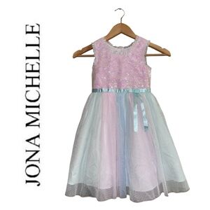 JONA MICHELLE Tulle Sequin Princess Dress Fairycore Whimsical Enchanted Girl 5